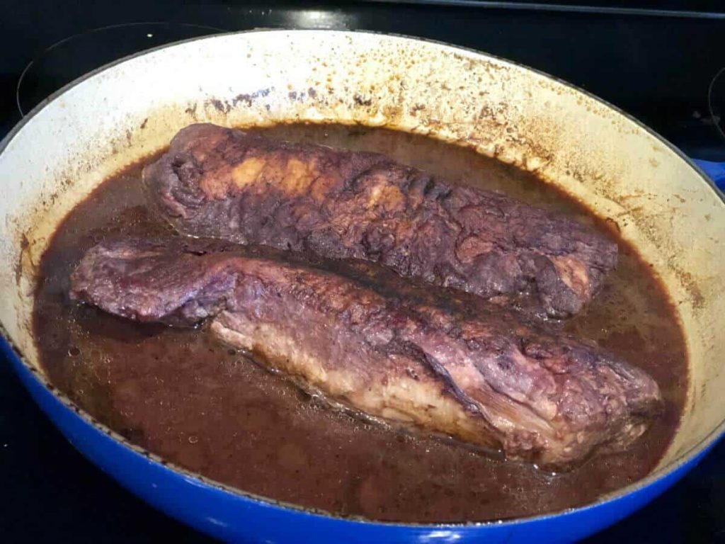Roasted Blackberry Pork Tenderloin
