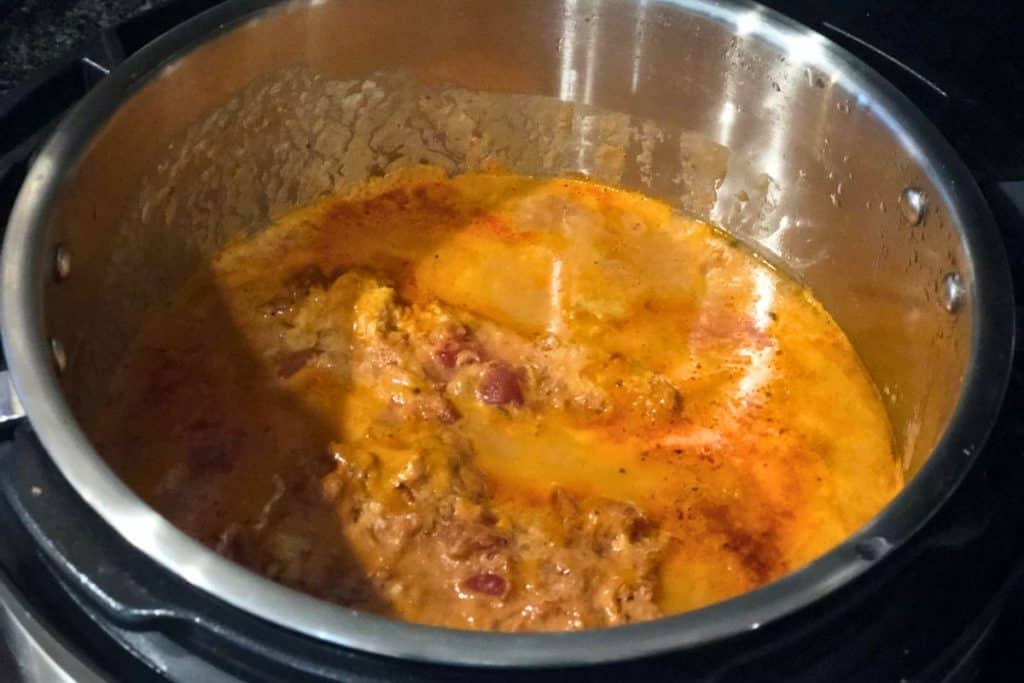 3-Jar Slow-Cooker Creamy Tomato Chicken all done after slow cooking